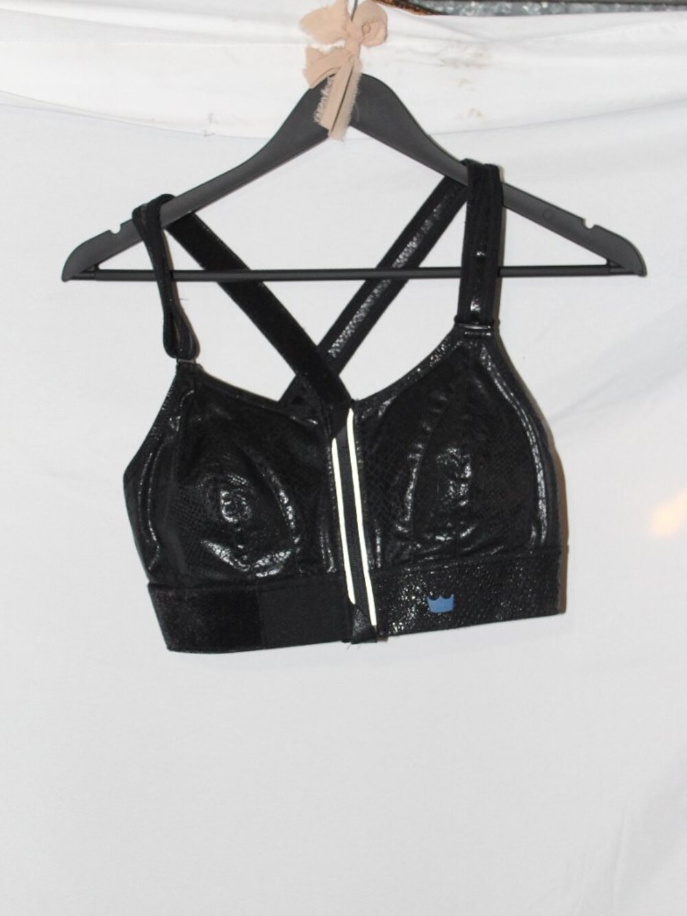 SHEFIT Black Snakeskin Ultimate High Impact Sports Bra - Picture 2 of 9